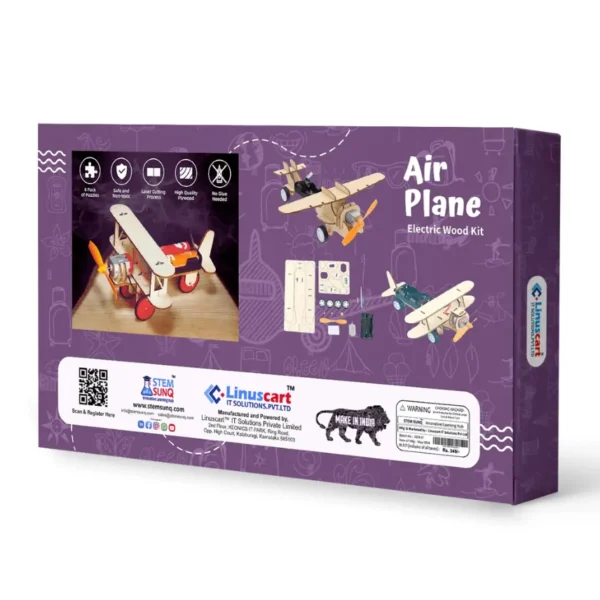 Airplane electric diy stem kit box