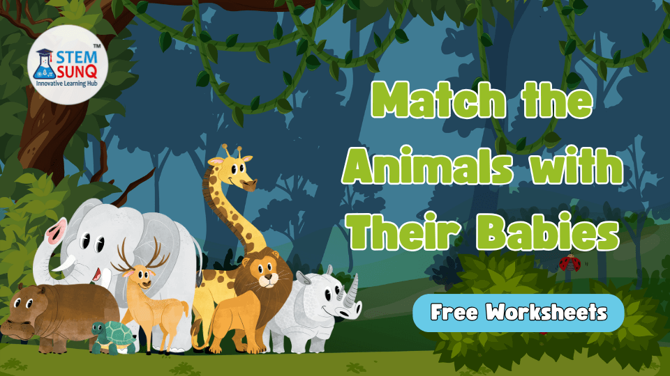 Match the Animals with Their Babies ..