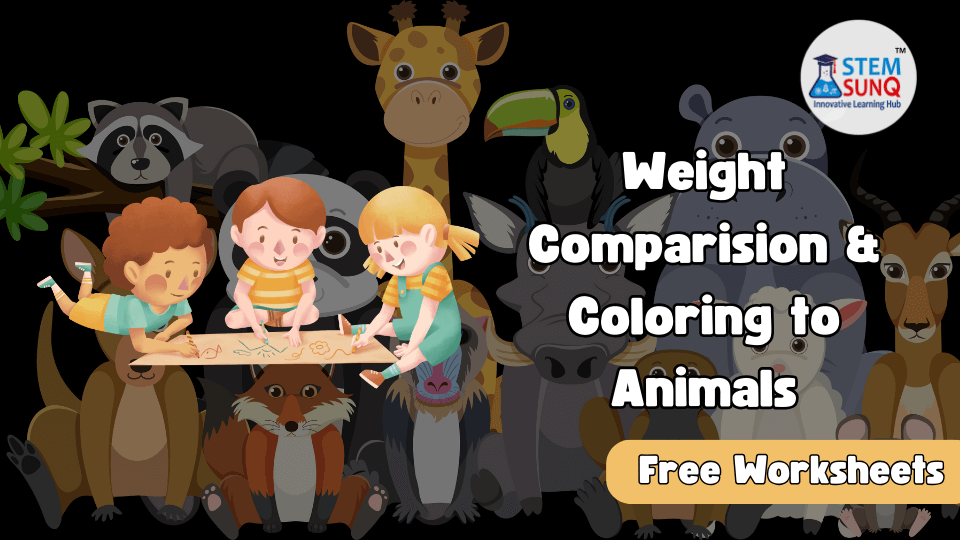 Weight Comparison and Coloring worksheets