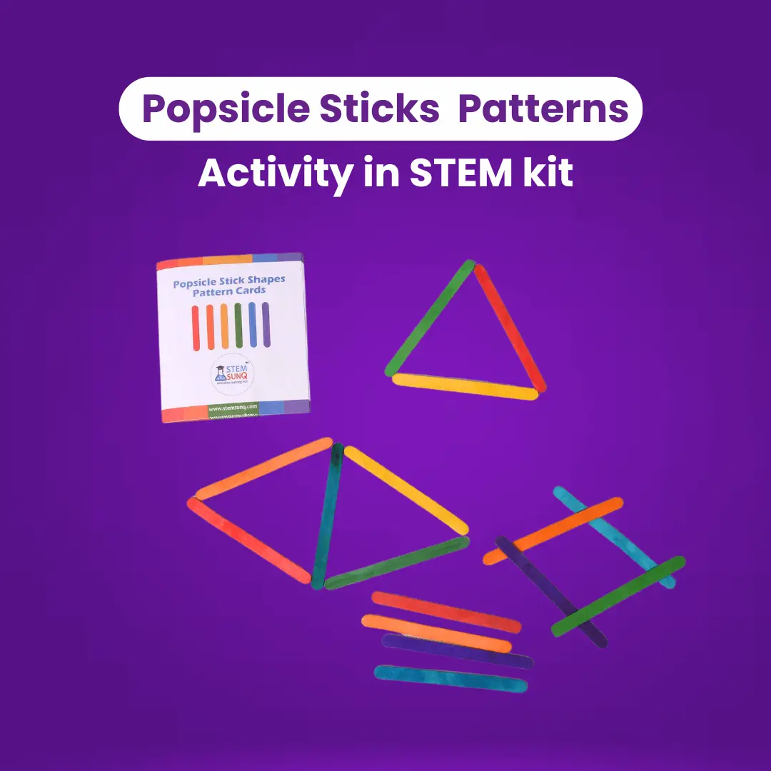 popsicle sticks patterns activity