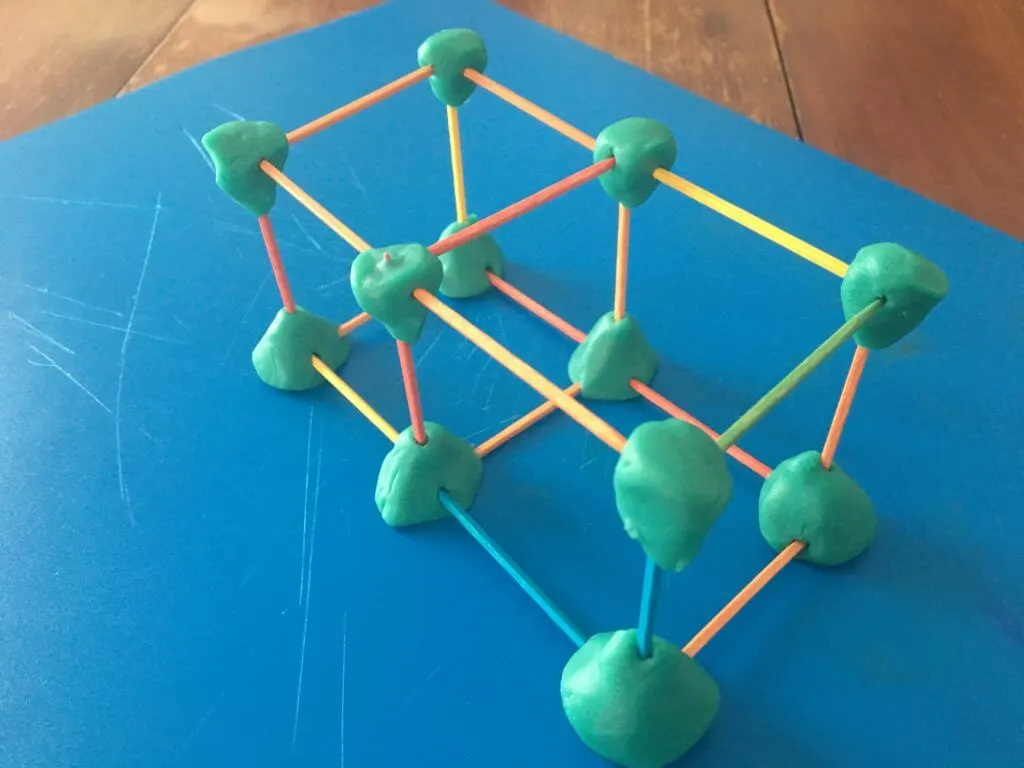 2-D & 3-D Shapes with Play Dough and Toothpicks