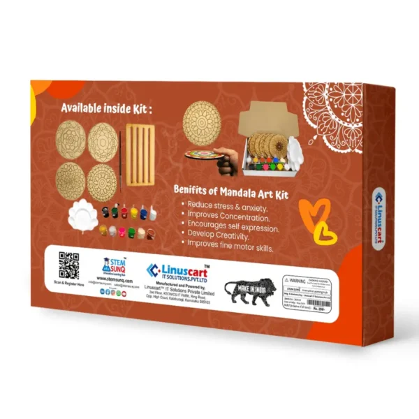 mandala art diy kit box