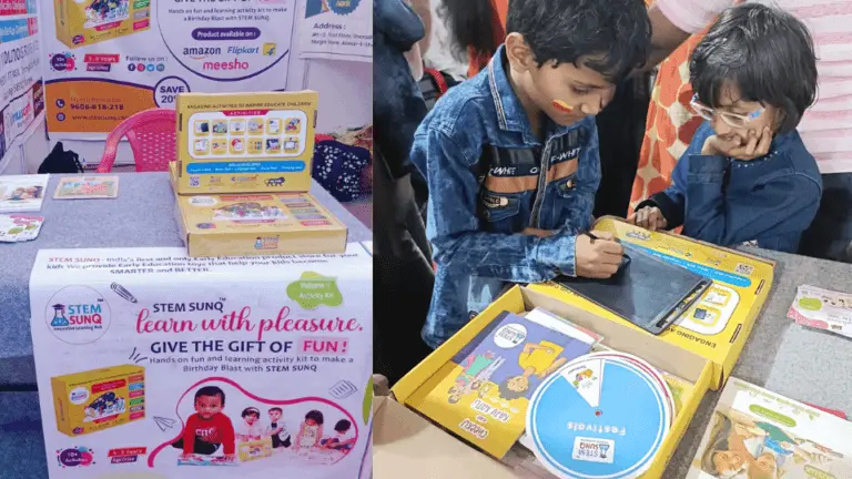 children engaging in stemsunq products