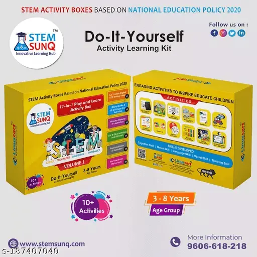 STEM Activity Kit for 3-8 Years Old