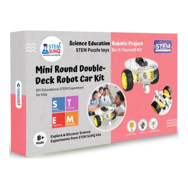 Mini Double-Deck Robot Car Kit