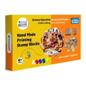 Wooden Stamps Set for Craft Kit for Kids