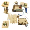 DIY Wooden electric elevator STEM activity kit for kids