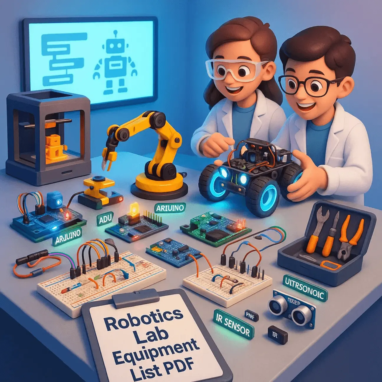 Robotics Lab Equipment List for School pdf