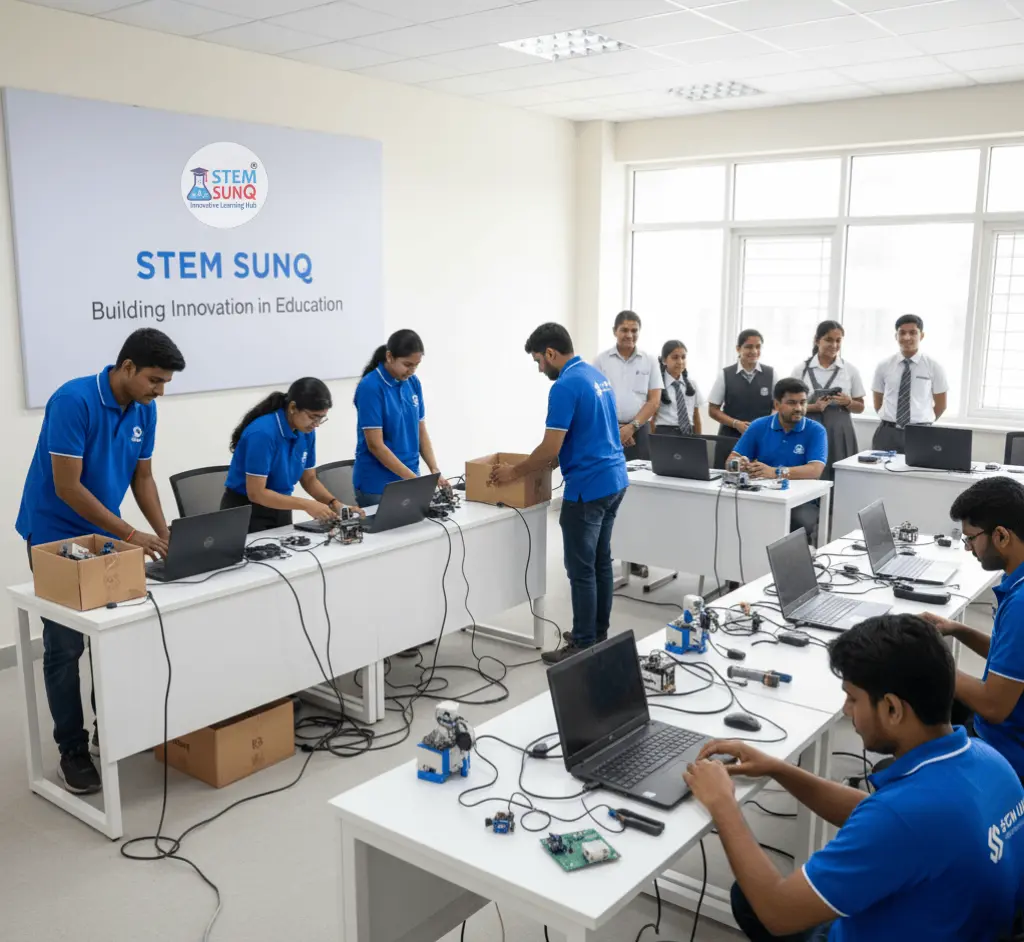 Professional-Installation-of-robotics-lab-setup-in-classroom-school-with-tools-softwares-and-equipments