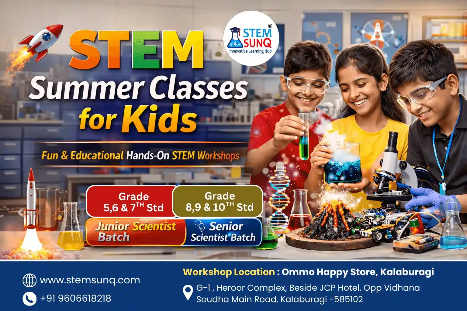 STEM-Summer-classes-for-kids in kalaburagi